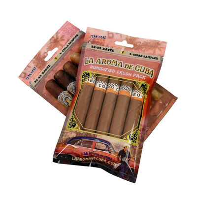 Small Size Cigar Humidor Bags Containing Humidity Sheet Suitable for 5 Cigars Maintaining Proper Flavor and Aroma