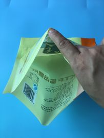 Özel Şeker Atıştırmalıkları İlaç Ambalajı Poli Çantalar, Plastik Ambalaj Torbaları Askı delikli Lamine Fermuarlı Çantalar