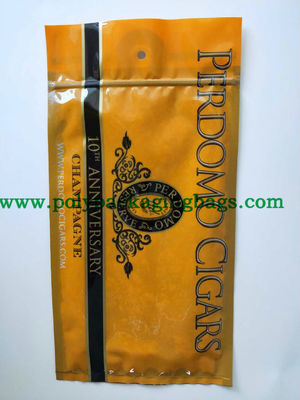 Zip Lock Nemlendirilmiş Tütün Paket Çantası Seyahat Plastik Çantalar Sargılar Sigara Paket Çantası Delik ve Pencereli