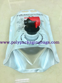Meyve Suyu Sıvı Paketleme PE 1.5L Bacalı / Tıkaçlı Ayakta Kese