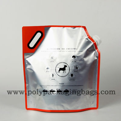 2.5KG Stand Up Alüminyum Folyo PET Emzikli Torbalar Emzikli Torbalar