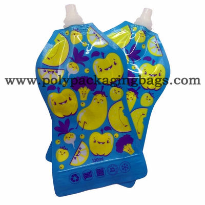 Sızdırmaz Gravür Baskı 200mic Spout / Spouted Poşet Çantalı Stand Up Poşet