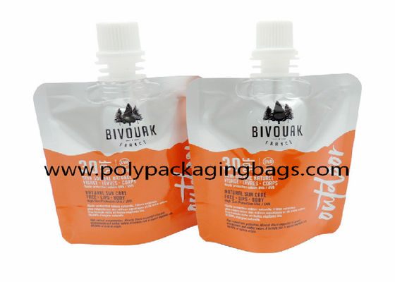 Duş Jeli Ambalajı İçin 16oz 500ml Emme Nozulu Çantası Ayakta Poşet Torbalar