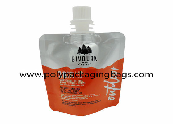 Duş Jeli Ambalajı İçin 16oz 500ml Emme Nozulu Çantası Ayakta Poşet Torbalar