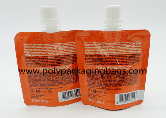 Duş Jeli Ambalajı İçin 16oz 500ml Emme Nozulu Çantası Ayakta Poşet Torbalar