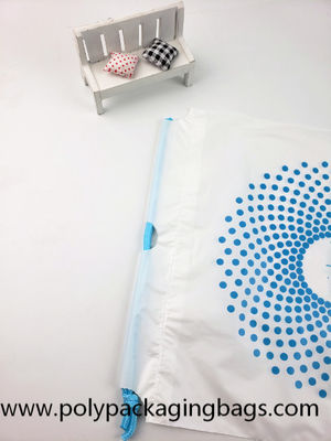 CPE Elbise İpli Plastik Torbalar Dijital Günlük İhtiyaçlar Paketleme Neme Dayanıklı