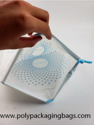 CPE Elbise İpli Plastik Torbalar Dijital Günlük İhtiyaçlar Paketleme Neme Dayanıklı