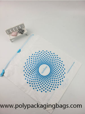 CPE Elbise İpli Plastik Torbalar Dijital Günlük İhtiyaçlar Paketleme Neme Dayanıklı