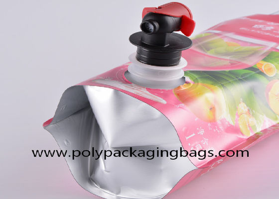 1.5L 2L 3L 5L 10L Alüminyum Kaplı Kelebek Vana BIB Kırmızı Şarap Torbası Vitop Zeytinyağlı BiB Torbası Vanalı Stand Up Torba