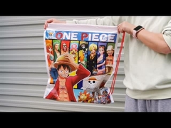 Su geçirmez tek ipli omuz çantası renk baskı logo / giyim sırt çantası ile