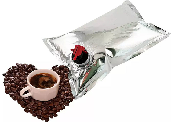 Plastik meyve suyu torbaları, yumuşak / dokulu yüzeyli kutu ambalajında ve