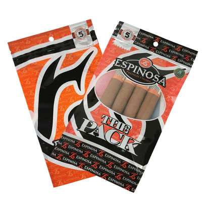 Şeffaf özel plastik puro ambalaj poşeti puro tütün fermuarlı poşet puro plastik ambalaj saklama poşeti