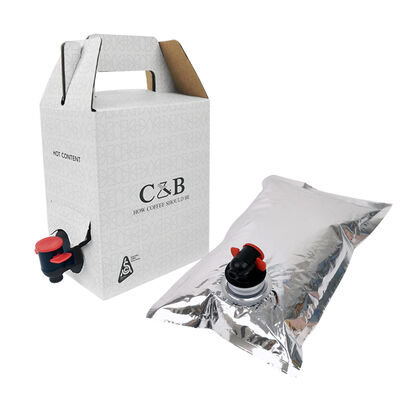 Kutu içinde musluksuz plastik BIB torbaları, otomatik doldurma ve kapatma ekipmanlarıyla uyumlu esnek ambalaj çözümü