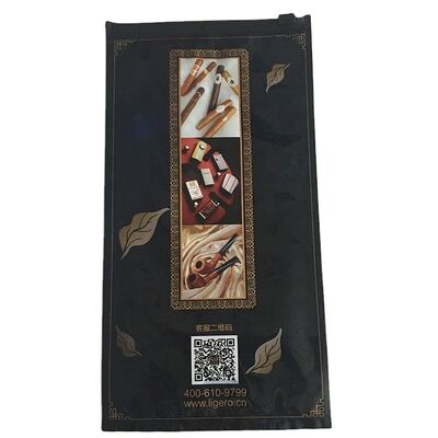 Küçük Sigara Nemlendirici Plastik Fermuar Torbaları Sigara Humidor Torbaları 0.09mm Kalınlığı Uzun süre tazelik için dayanıklı mühür