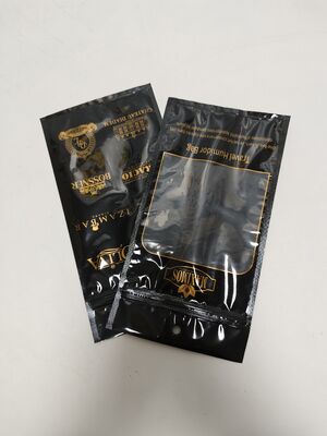 Sigara Nemlendirici Plastik Fermuar Torbaları Sigara Humidor Torbaları Cilt 5 Sigara Gıda Sınıfı TPU PE Hava geçirmez mühür aroma korur